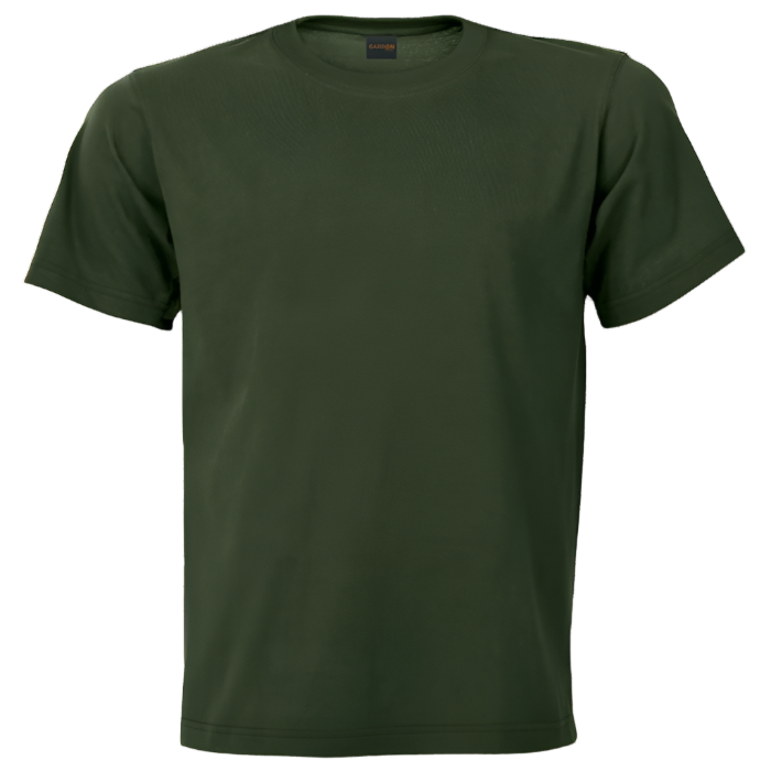 180g 100% Cotton Men's Crew Neck T-Shirt Military Green