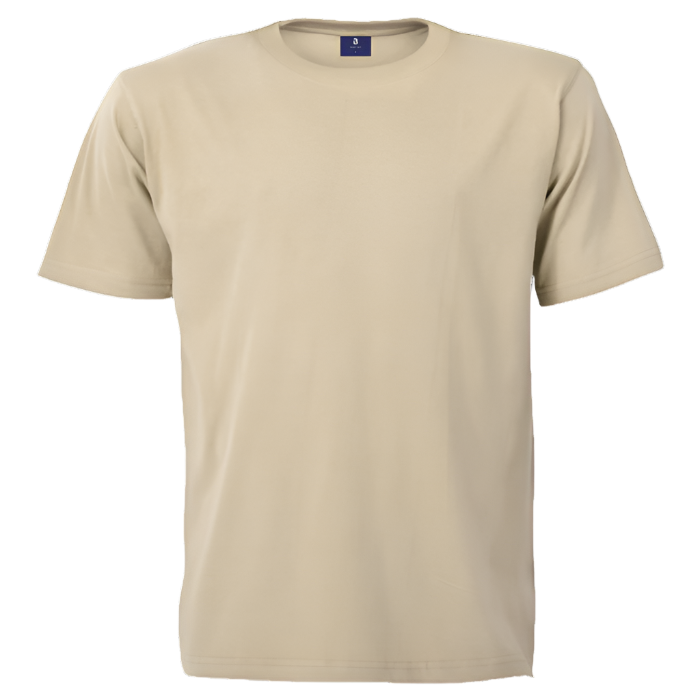 180g 100% Cotton Men's Crew Neck T-Shirt Stone