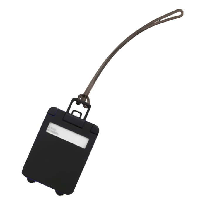Cloris Luggage Tag Black Black