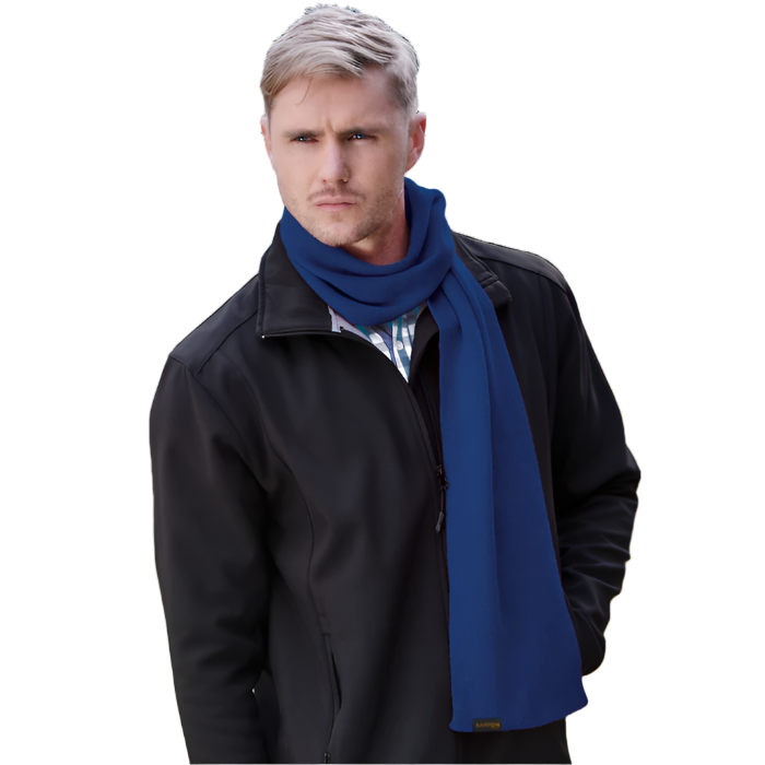 Ice Knitted Scarf on male model