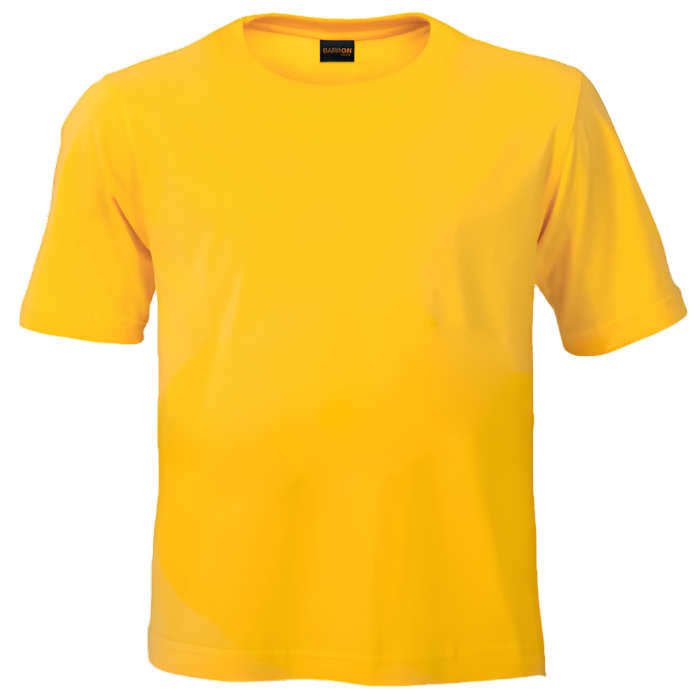 Kiddies 145g Crew Neck T-Shirt Yellow