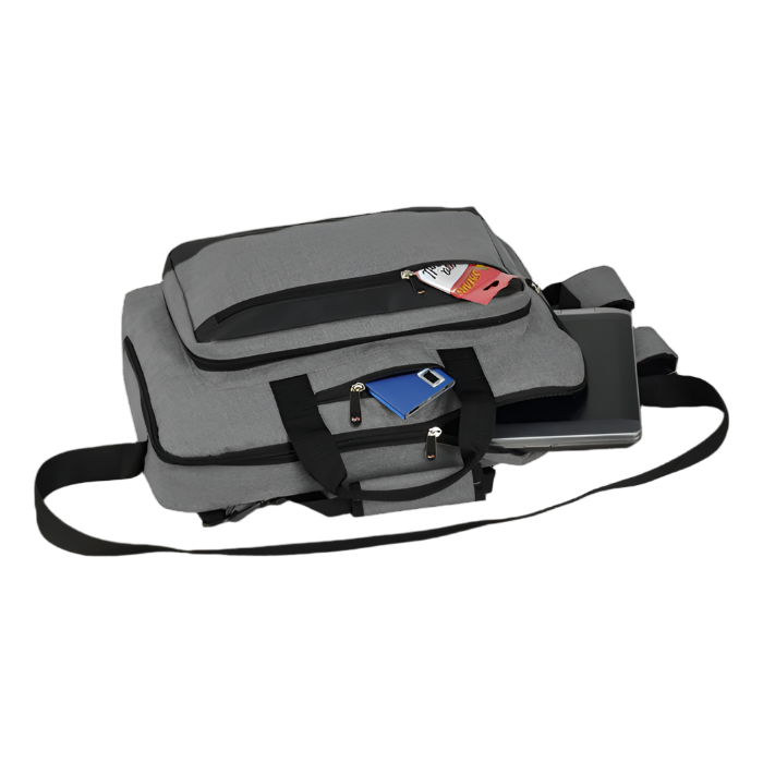 Melange Crossover Laptop Backpack Detail 1