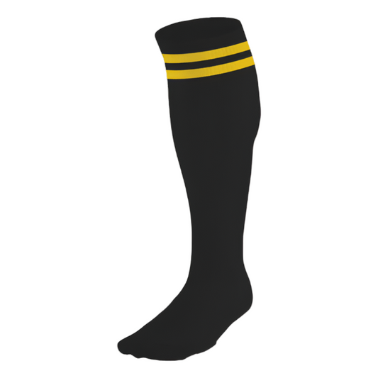 Pace Sock black & gold