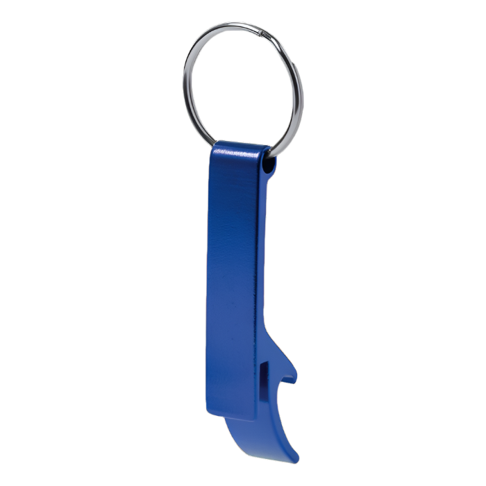 Stiked Bottle Opener Keyring Blue
