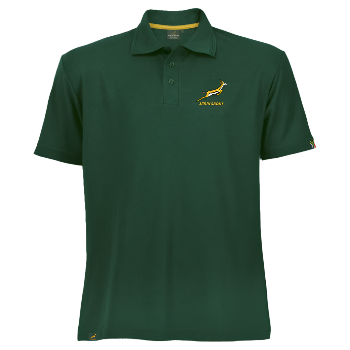 160g Short Sleeve Springboks Golf Shirt