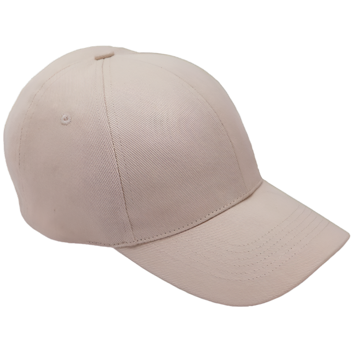 6 Panel Brushed Cotton Cap