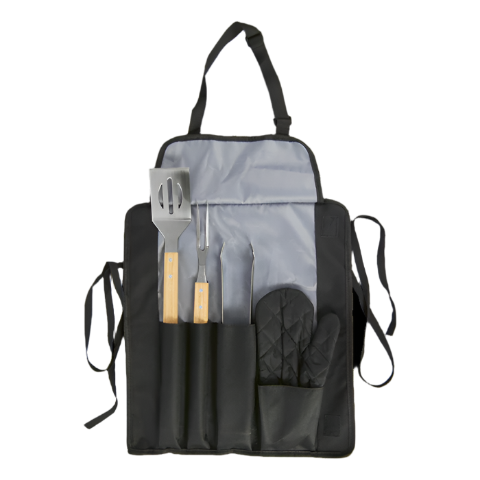 Apron With Bbq Set