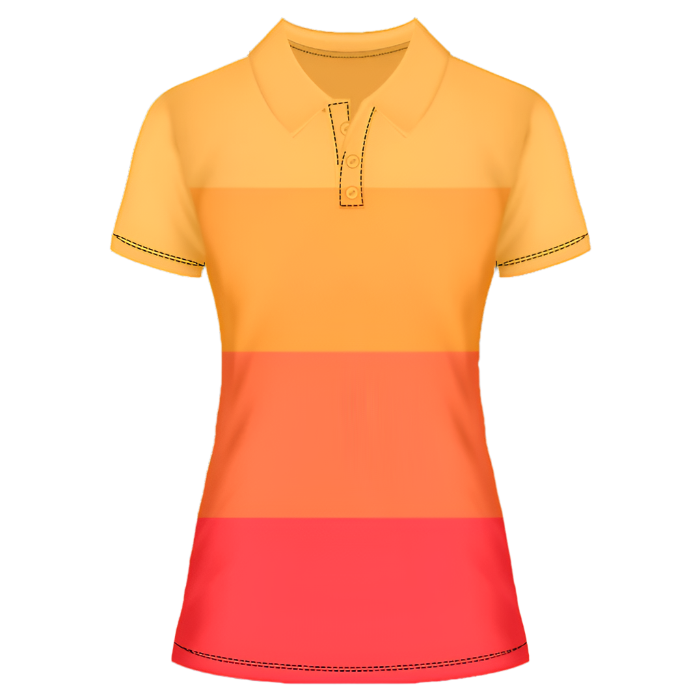 Custom Ladies Sublimated Golf Shirt 