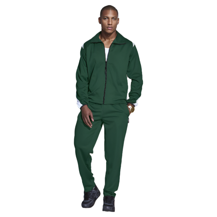 Econo Tracksuit Bottle Green & White