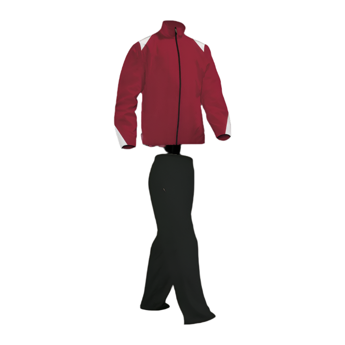 Econo Tracksuit Red, White & Black
