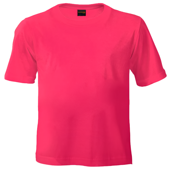 Kiddies 145g Crew Neck T-Shirt Bright Pink