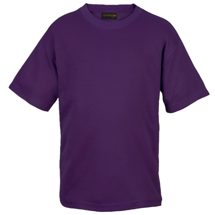 Kiddies 145g Crew Neck T-Shirt Purple