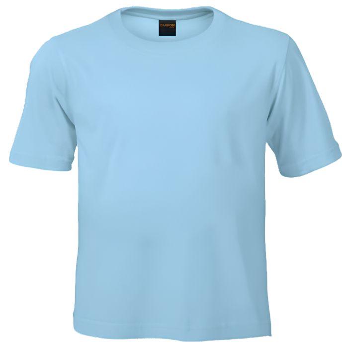 Kiddies 145g Crew Neck T-Shirt Sky Blue