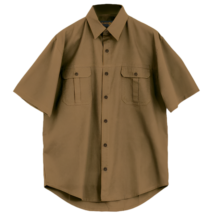 Men's Plain Bush Shirt Kalahari