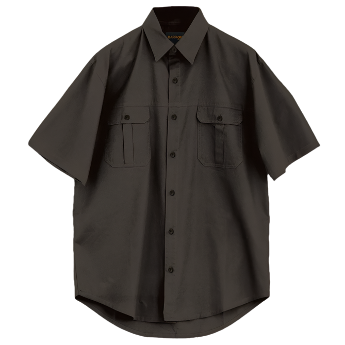 Men's Plain Bush Shirt Safari