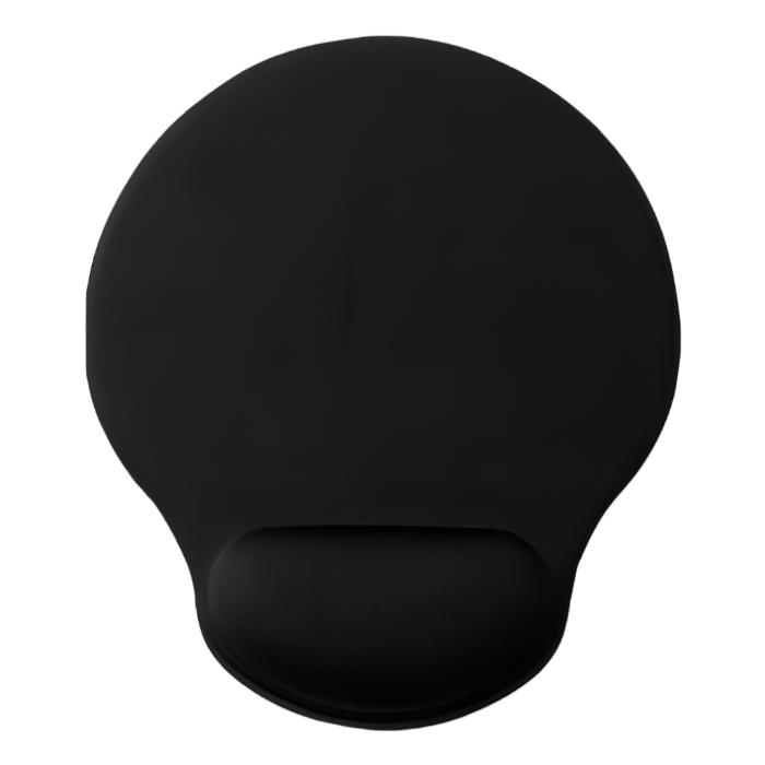 Minet Mousepad Black with wrist-rest