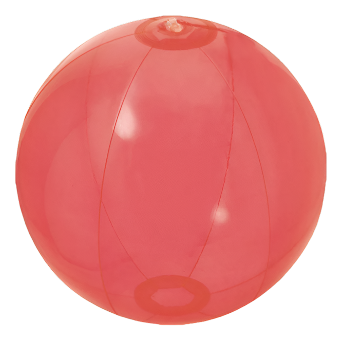 Nemon Beach Ball Transparent Red