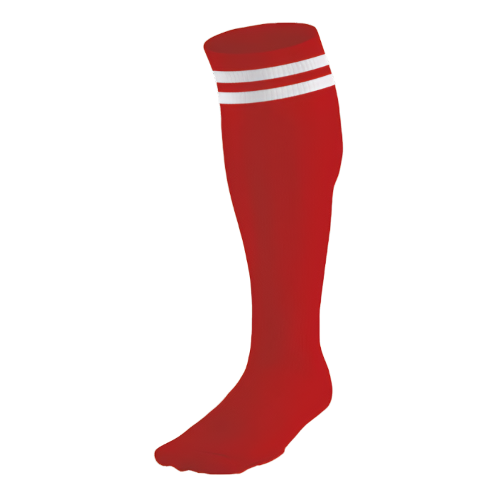 Pace Sock red & white