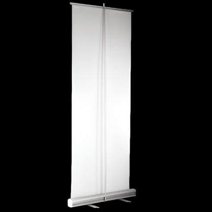 Pull Up Banner Econo-PVC : Back Of Banner, showing retractable base