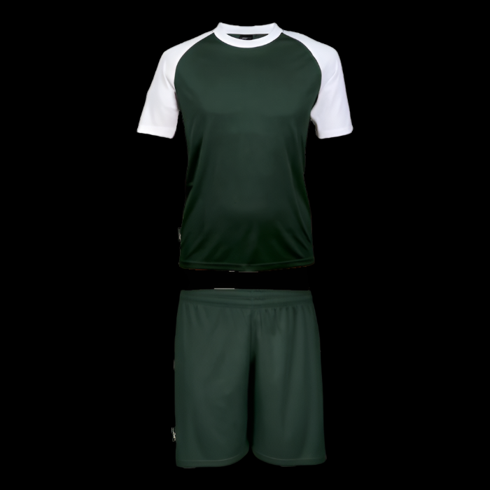 Soccer Set Bottle Green & White