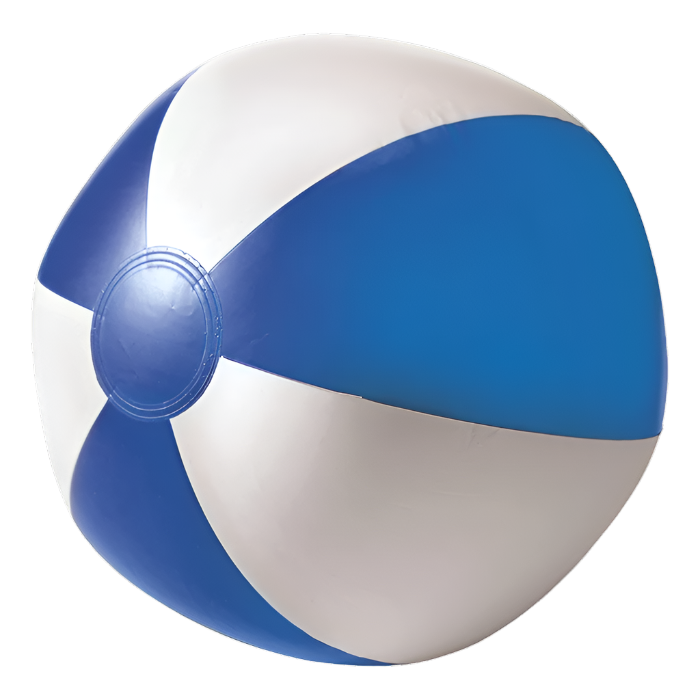 Two Tone Inflatable Beach Ball Blue & White